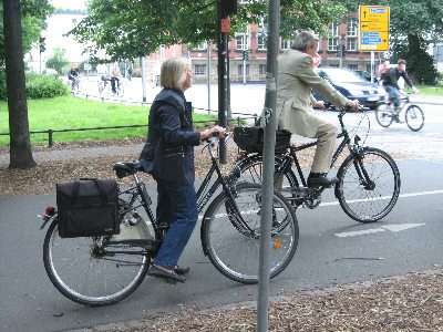ドイツ　自転車通勤