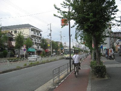 自転車専用道路（大阪・淀川区）